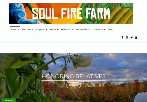 Soul Fire Farm website