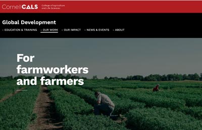 Cornell CALs For Farmworkers and Farmers