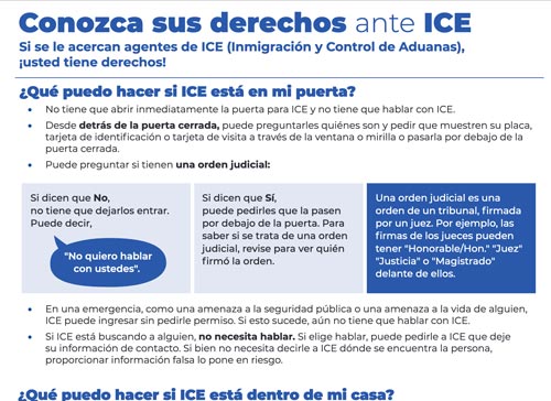 NYC derechos ante ICE