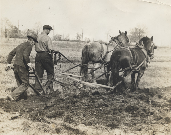 Plowing at the Decker Farm