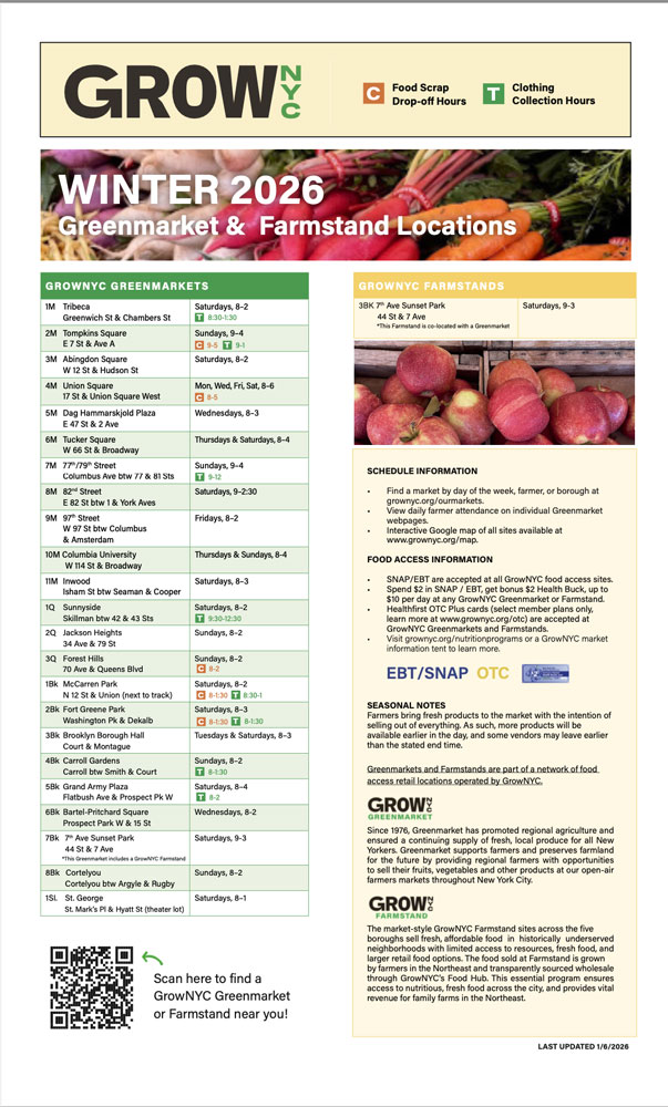 GrowNYC Winter 2026, page 1